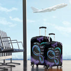 Personalized Australia Infinity Heart Indigenous Luggage Cover Fly High Until We Meet Again - Aussie Hoodie