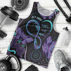 Personalized Australia Infinity Heart Indigenous Men Tank Top Fly High Until We Meet Again - Aussie Hoodie