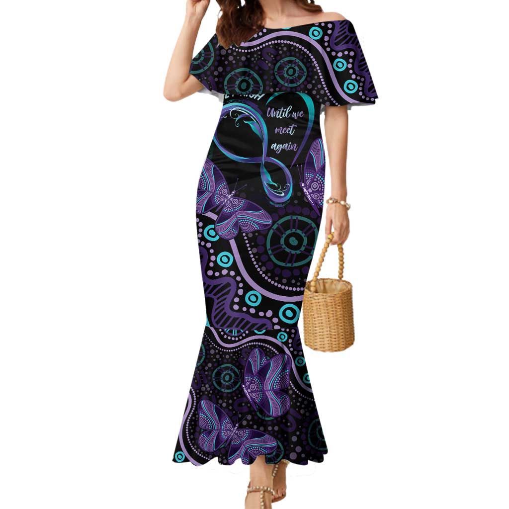 Personalized Australia Infinity Heart Indigenous Mermaid Dress Fly High Until We Meet Again - Aussie Hoodie