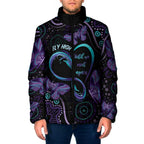 Personalized Australia Infinity Heart Indigenous Padded Jacket Fly High Until We Meet Again - Aussie Hoodie