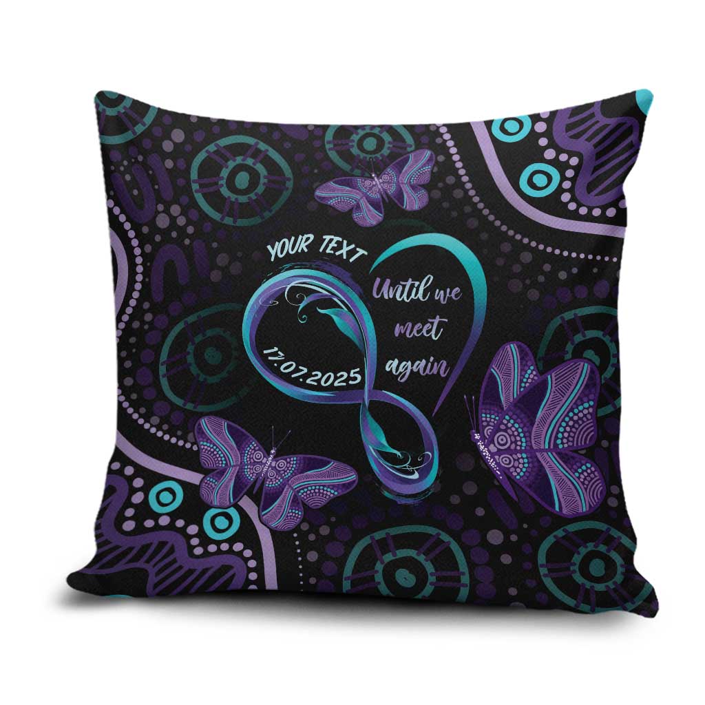 Personalized Australia Infinity Heart Indigenous Pillow Cover Fly High Until We Meet Again - Aussie Hoodie
