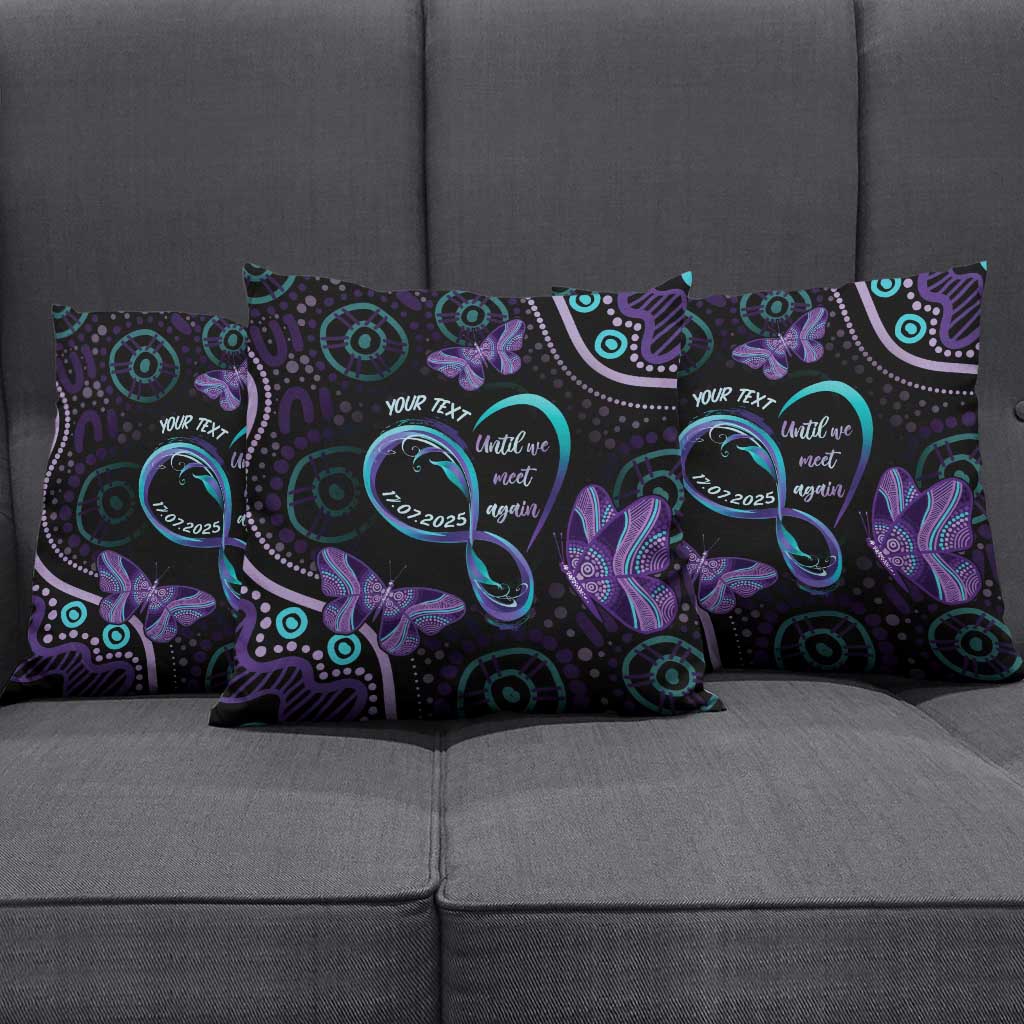 Personalized Australia Infinity Heart Indigenous Pillow Cover Fly High Until We Meet Again - Aussie Hoodie
