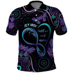 Personalized Australia Infinity Heart Indigenous Polo Shirt Fly High Until We Meet Again - Aussie Hoodie