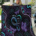 Personalized Australia Infinity Heart Indigenous Quilt Fly High Until We Meet Again - Aussie Hoodie