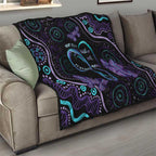 Personalized Australia Infinity Heart Indigenous Quilt Fly High Until We Meet Again - Aussie Hoodie