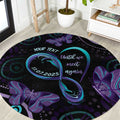 Personalized Australia Infinity Heart Indigenous Round Carpet Fly High Until We Meet Again - Aussie Hoodie
