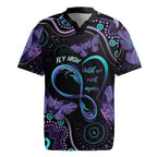 Personalized Australia Infinity Heart Indigenous Rugby Jersey Fly High Until We Meet Again - Aussie Hoodie