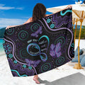 Personalized Australia Infinity Heart Indigenous Sarong Fly High Until We Meet Again - Aussie Hoodie