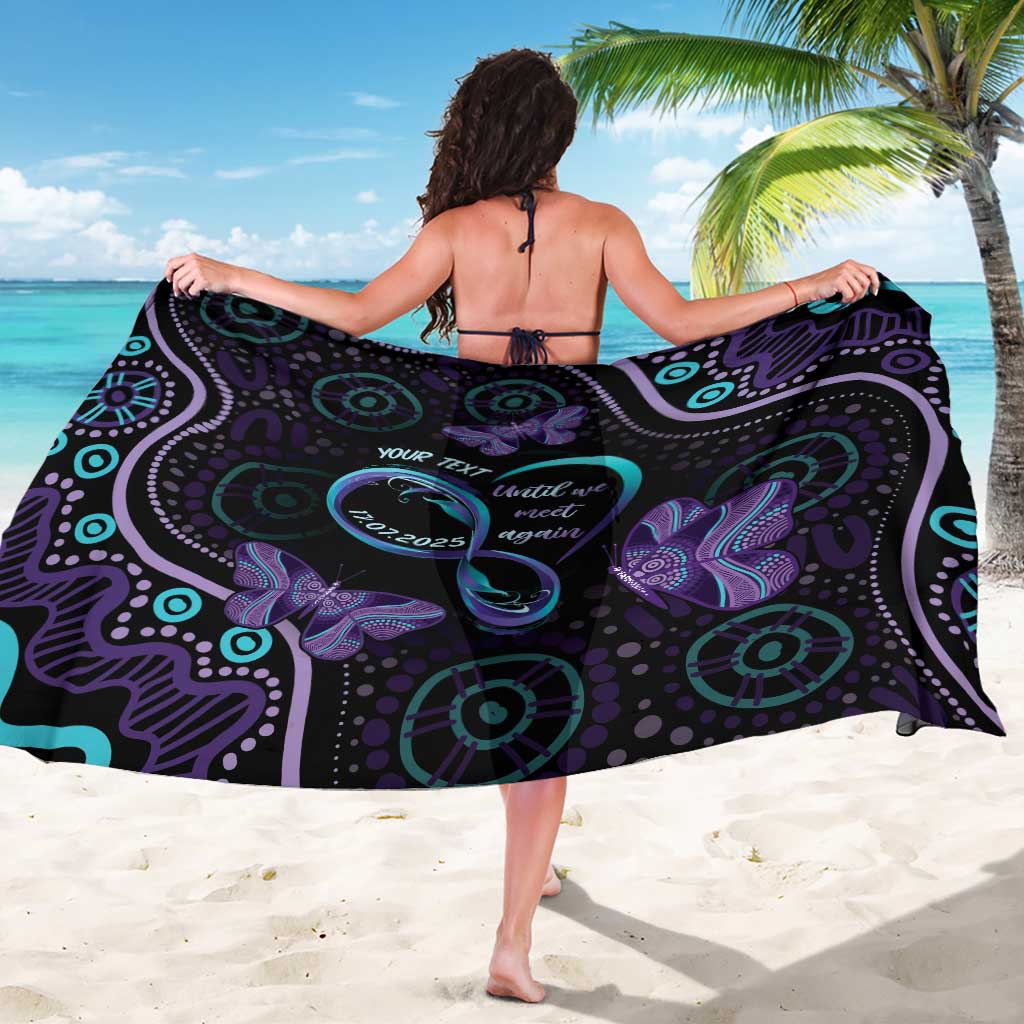 Personalized Australia Infinity Heart Indigenous Sarong Fly High Until We Meet Again - Aussie Hoodie