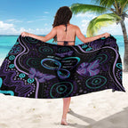 Personalized Australia Infinity Heart Indigenous Sarong Fly High Until We Meet Again - Aussie Hoodie