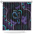 Personalized Australia Infinity Heart Indigenous Shower Curtain Fly High Until We Meet Again - Aussie Hoodie
