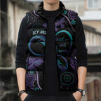 Personalized Australia Infinity Heart Indigenous Sleeveless Puffer Jacket Fly High Until We Meet Again - Aussie Hoodie