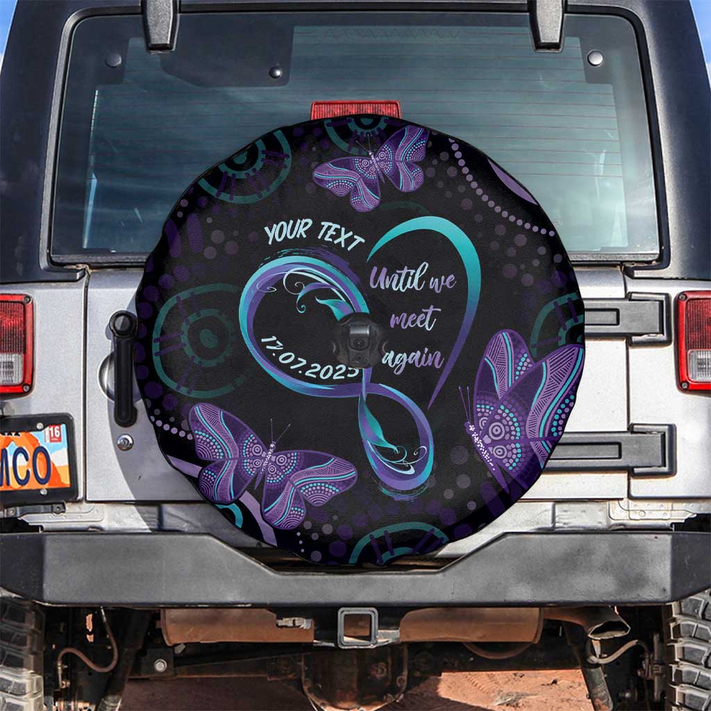 Personalized Australia Infinity Heart Indigenous Spare Tire Cover Fly High Until We Meet Again - Aussie Hoodie