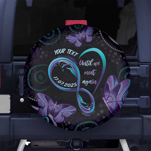 Personalized Australia Infinity Heart Indigenous Spare Tire Cover Fly High Until We Meet Again - Aussie Hoodie