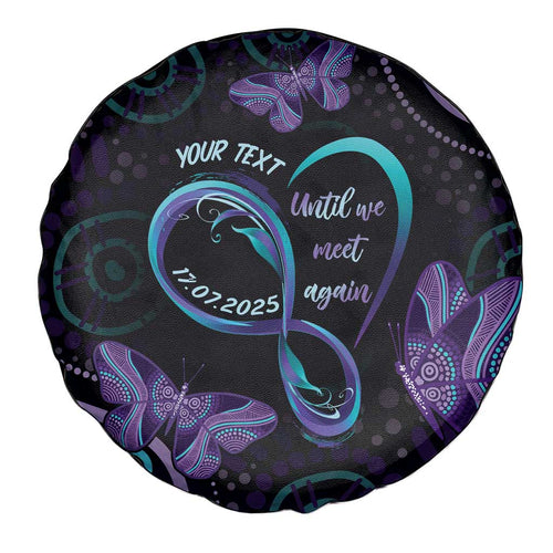 Personalized Australia Infinity Heart Indigenous Spare Tire Cover Fly High Until We Meet Again - Aussie Hoodie