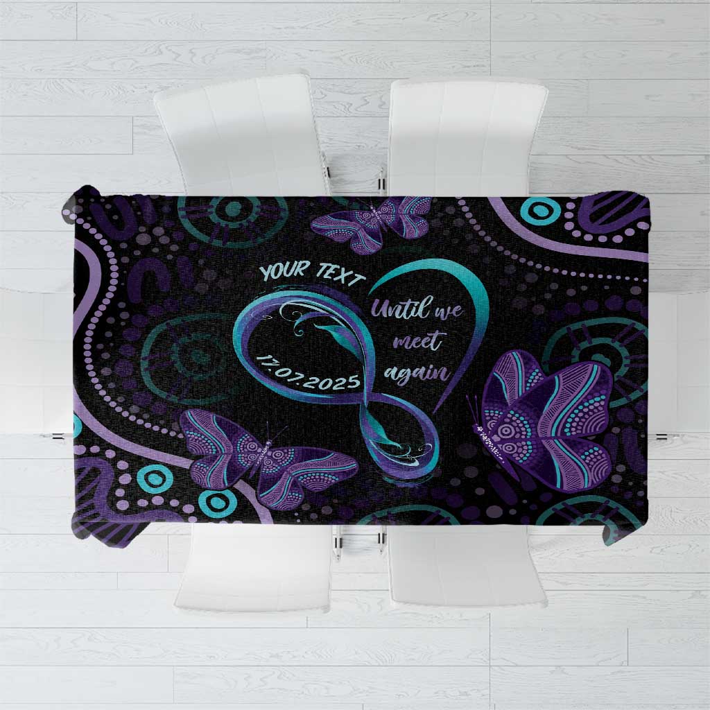 Personalized Australia Infinity Heart Indigenous Tablecloth Fly High Until We Meet Again - Aussie Hoodie