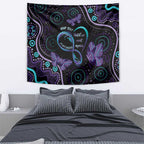 Personalized Australia Infinity Heart Indigenous Tapestry Fly High Until We Meet Again - Aussie Hoodie