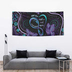 Personalized Australia Infinity Heart Indigenous Tapestry Fly High Until We Meet Again - Aussie Hoodie