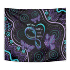 Personalized Australia Infinity Heart Indigenous Tapestry Fly High Until We Meet Again - Aussie Hoodie