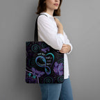 Personalized Australia Infinity Heart Indigenous Tote Bag Fly High Until We Meet Again - Aussie Hoodie