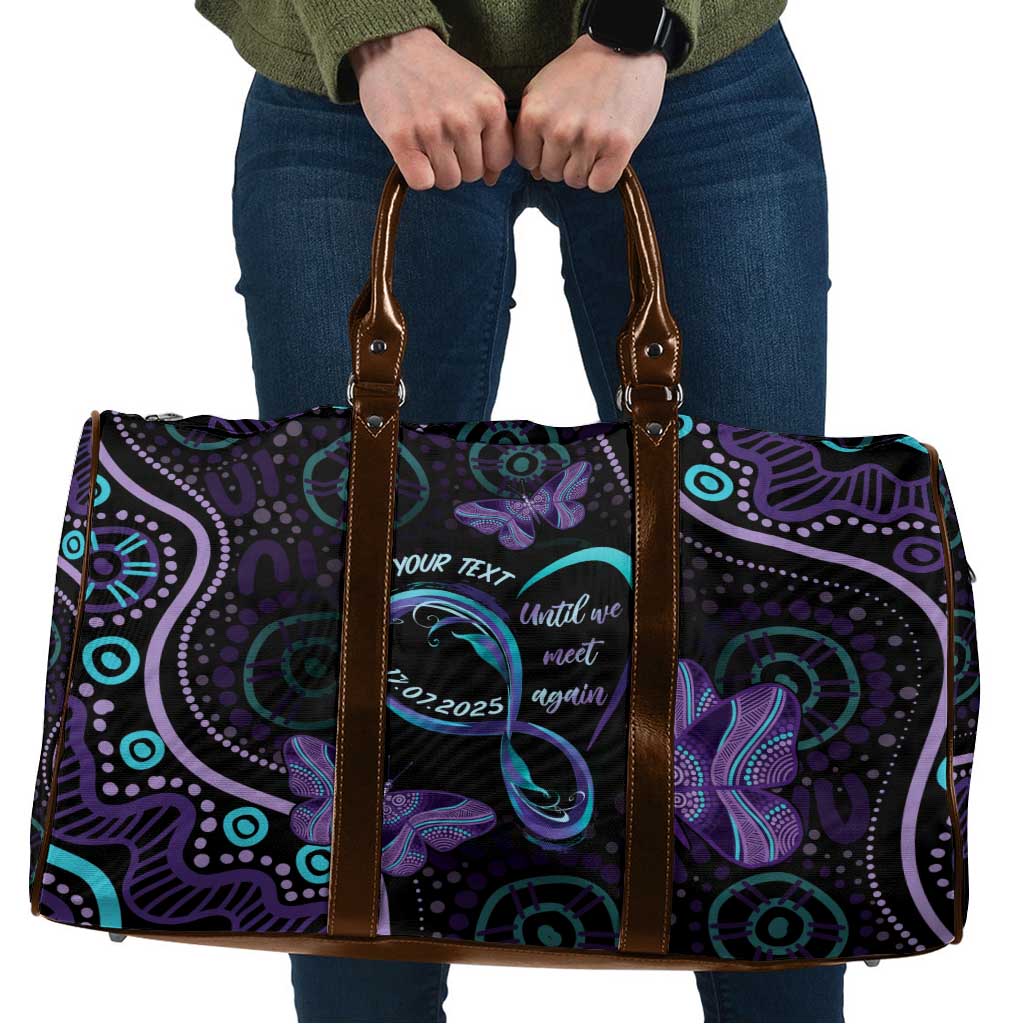 Personalized Australia Infinity Heart Indigenous Travel Bag Fly High Until We Meet Again - Aussie Hoodie