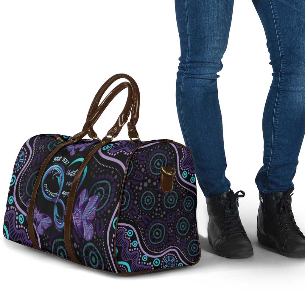 Personalized Australia Infinity Heart Indigenous Travel Bag Fly High Until We Meet Again - Aussie Hoodie