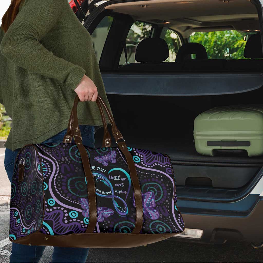 Personalized Australia Infinity Heart Indigenous Travel Bag Fly High Until We Meet Again - Aussie Hoodie