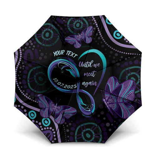 Personalized Australia Infinity Heart Indigenous Umbrella Fly High Until We Meet Again - Aussie Hoodie
