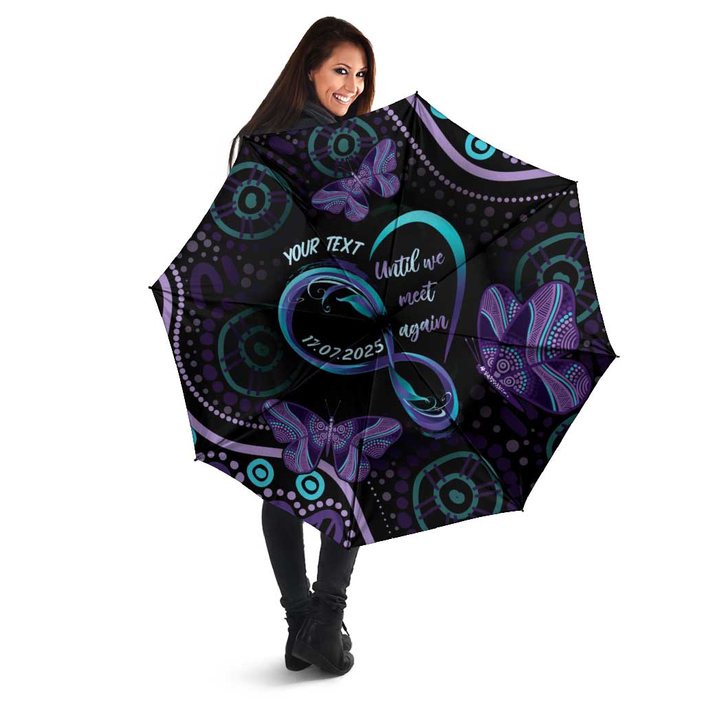 Personalized Australia Infinity Heart Indigenous Umbrella Fly High Until We Meet Again - Aussie Hoodie