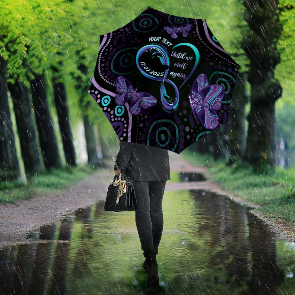 Personalized Australia Infinity Heart Indigenous Umbrella Fly High Until We Meet Again - Aussie Hoodie