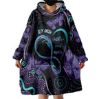 Personalized Australia Infinity Heart Indigenous Wearable Blanket Hoodie Fly High Until We Meet Again - Aussie Hoodie