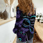 Personalized Australia Infinity Heart Indigenous Women Casual Shirt Fly High Until We Meet Again - Aussie Hoodie