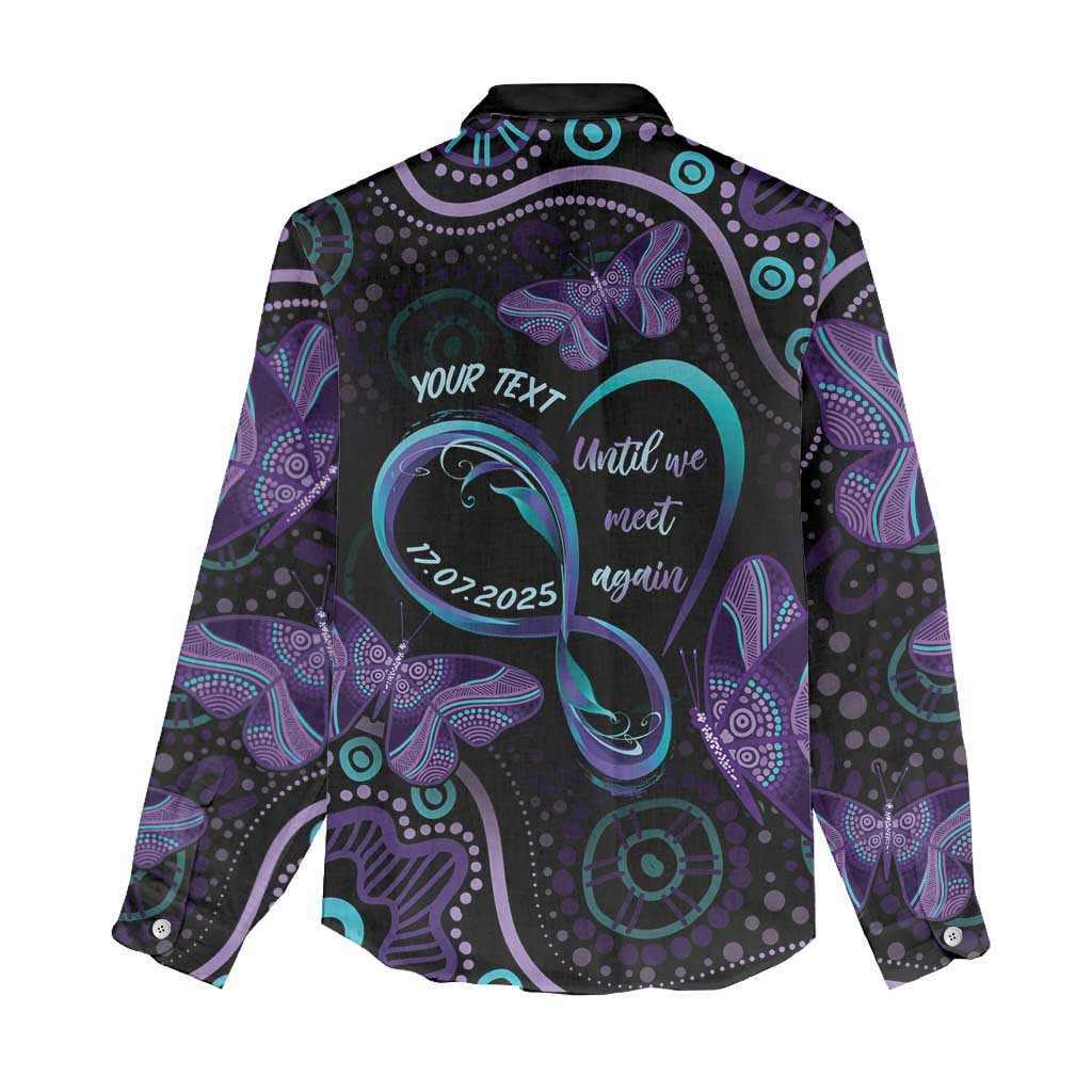 Personalized Australia Infinity Heart Indigenous Women Casual Shirt Fly High Until We Meet Again - Aussie Hoodie
