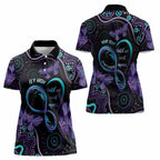 Personalized Australia Infinity Heart Indigenous Women Polo Shirt Fly High Until We Meet Again - Aussie Hoodie