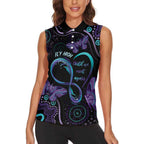 Personalized Australia Infinity Heart Indigenous Women Sleeveless Polo Shirt Fly High Until We Meet Again - Aussie Hoodie