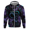Personalized Australia Infinity Heart Indigenous Zip Hoodie Fly High Until We Meet Again - Aussie Hoodie