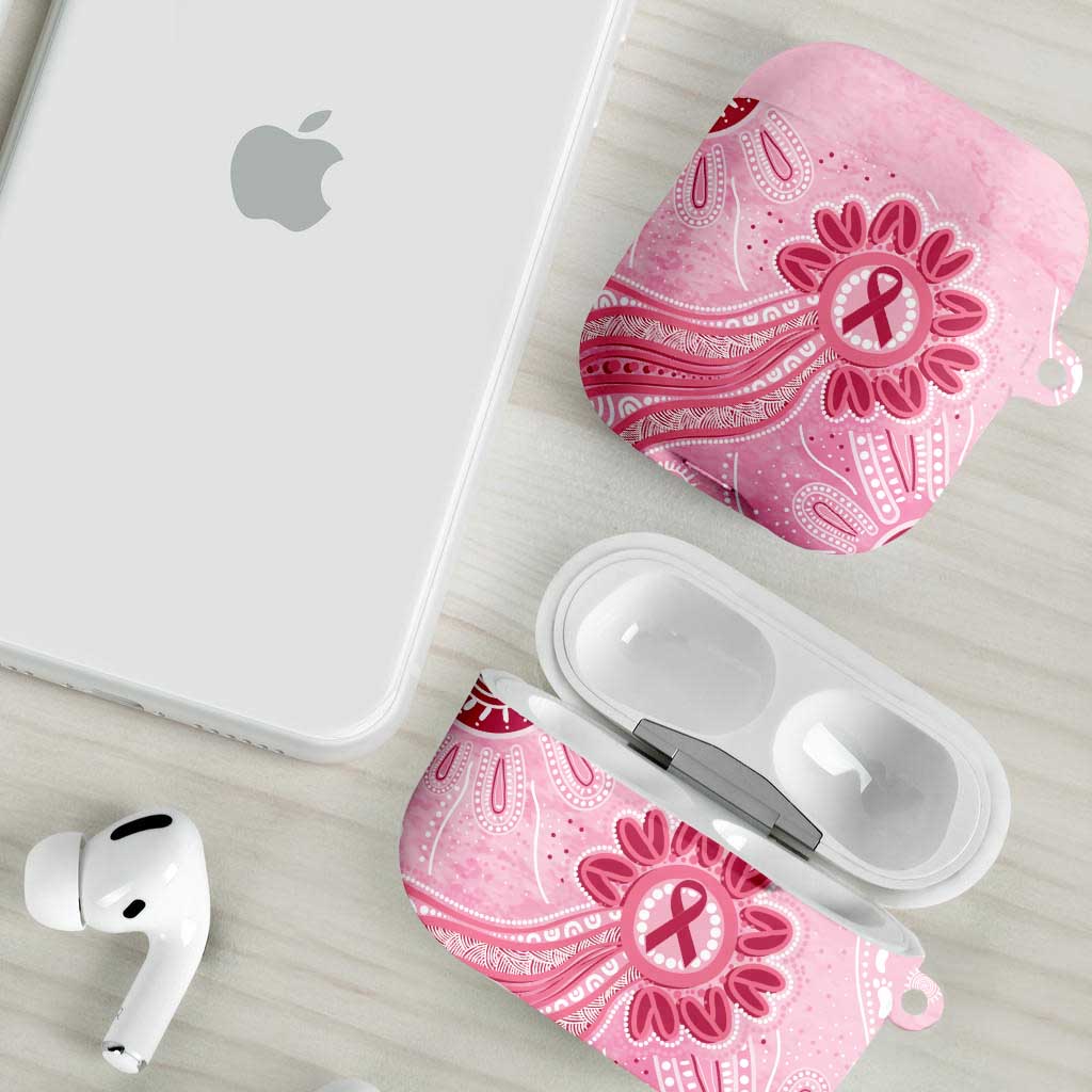 First Nation Aboriginal Dot Arts AirPods Case Think Pink - Aussie Hoodie
