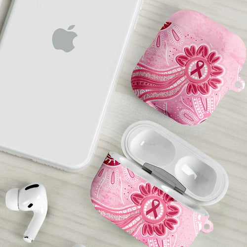 First Nation Aboriginal Dot Arts AirPods Case Think Pink - Aussie Hoodie
