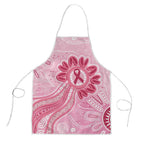 First Nation Aboriginal Dot Arts Apron Think Pink - Aussie Hoodie