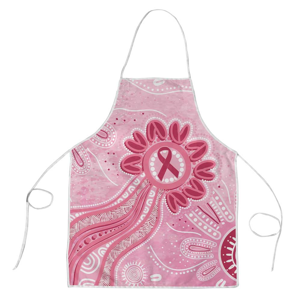 First Nation Aboriginal Dot Arts Apron Think Pink - Aussie Hoodie