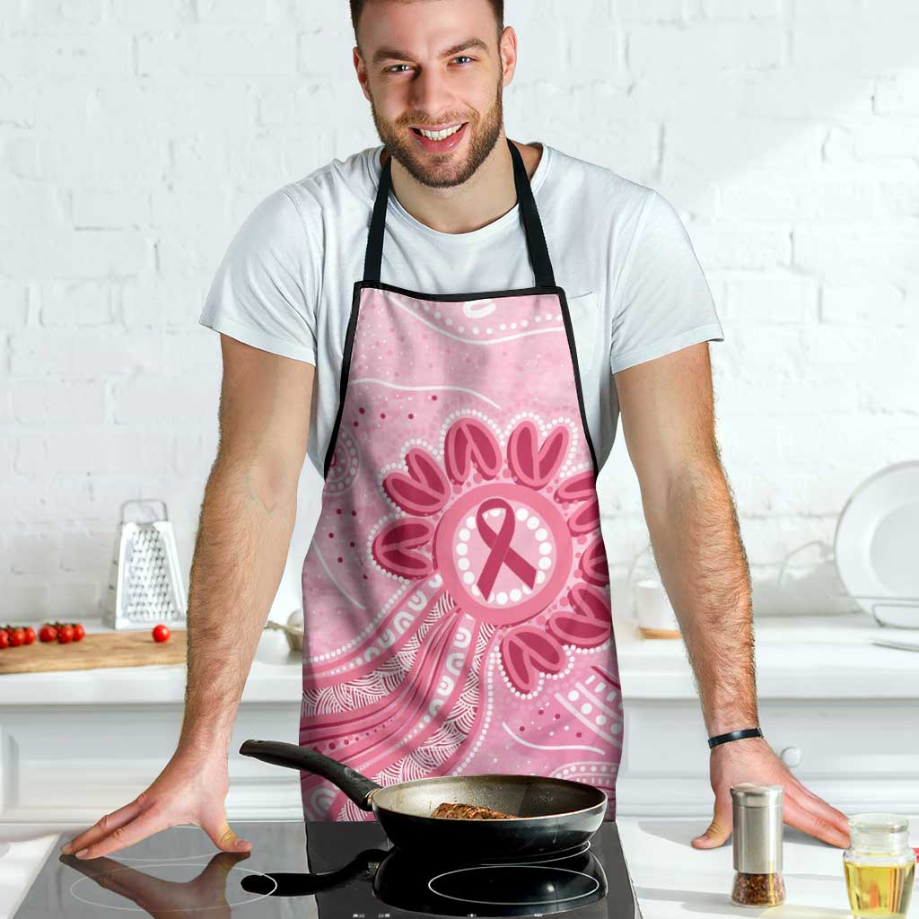 First Nation Aboriginal Dot Arts Apron Think Pink - Aussie Hoodie