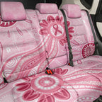 First Nation Aboriginal Dot Arts Back Car Seat Cover Think Pink - Aussie Hoodie