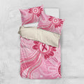 First Nation Aboriginal Dot Arts Bedding Set Think Pink - Aussie Hoodie