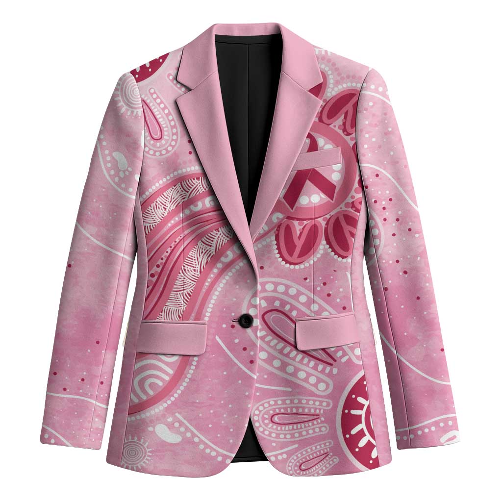 First Nation Aboriginal Dot Arts Blazer Think Pink - Aussie Hoodie
