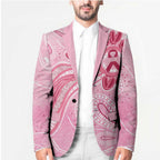 First Nation Aboriginal Dot Arts Blazer Think Pink - Aussie Hoodie