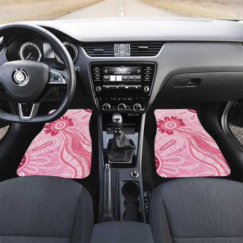 First Nation Aboriginal Dot Arts Car Mats Think Pink - Aussie Hoodie