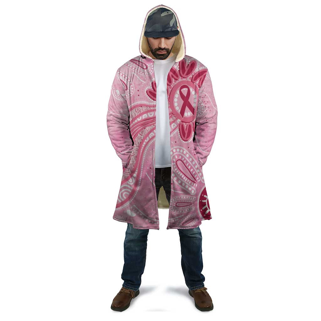 First Nation Aboriginal Dot Arts Cloak Think Pink - Aussie Hoodie