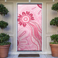 First Nation Aboriginal Dot Arts Door Cover Think Pink - Aussie Hoodie