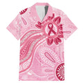 First Nation Aboriginal Dot Arts Family Matching Mermaid Dress and Hawaiian Shirt Think Pink - Aussie Hoodie