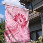 First Nation Aboriginal Dot Arts Garden Flag Think Pink - Aussie Hoodie